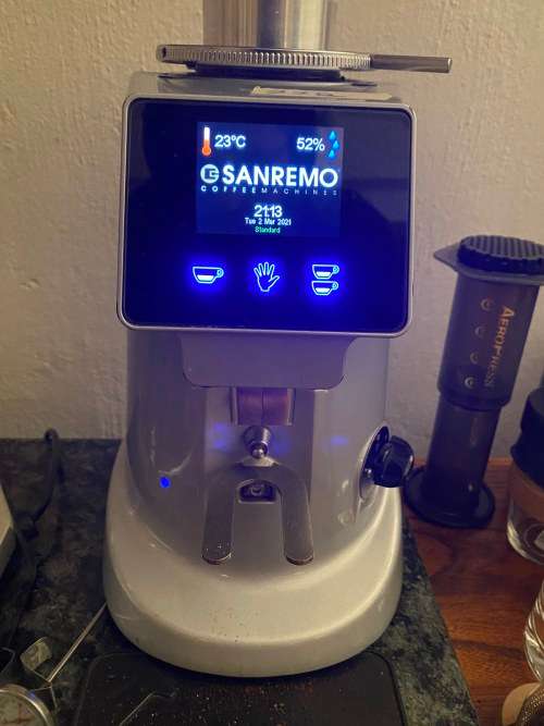 Professional Sanremo SR70 On Demand Burr Coffee Grinder