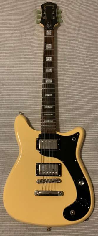 Epiphone Wilshire Phant-O-Matic Electric Guitar Antique Ivory 2011