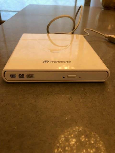 Transcend Portable CD and DVD writer