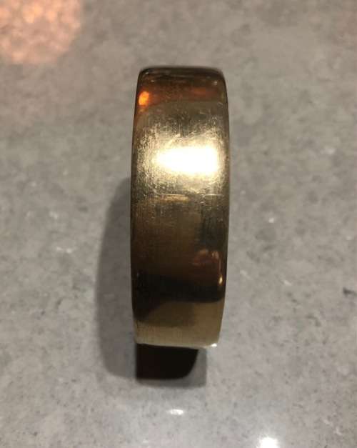Gold Bangle - 9ct yellow gold - 20mm