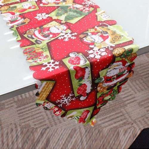 Christmas Table runner Santa design