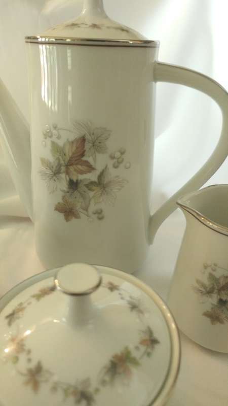 Noritake coffee set complete Woodley design beautiful perfect
