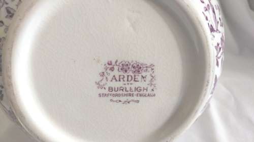Stunning Burleigh ware Arden washstand basin and jug set floral chintz c. 1962