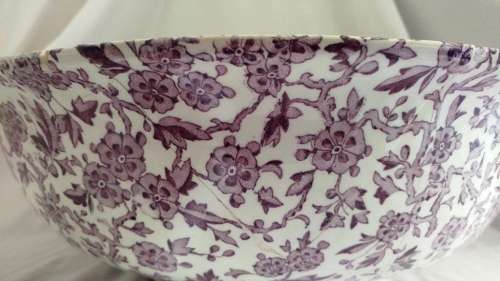 Stunning Burleigh ware Arden washstand basin and jug set floral chintz c. 1962