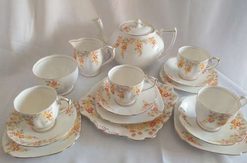 Lovely Bell China Tea Service circa 1940s