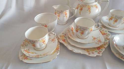 Lovely Bell China Tea Service circa 1940s