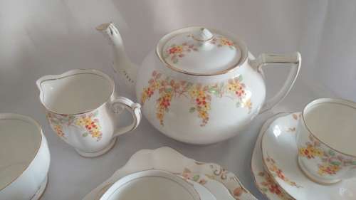 Lovely Bell China Tea Service circa 1940s