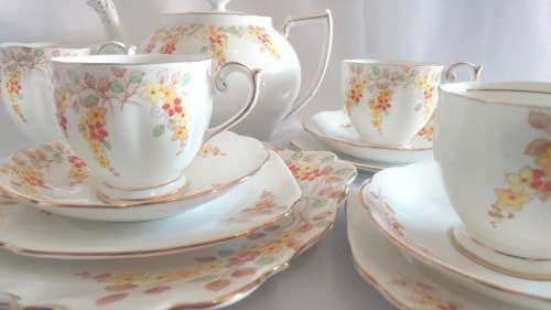 Lovely Bell China Tea Service circa 1940s