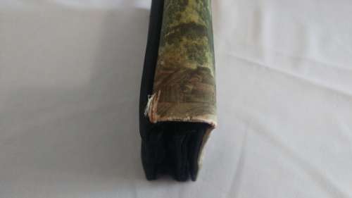 Delicate and romantic silk purse including an extra genuine leather purse