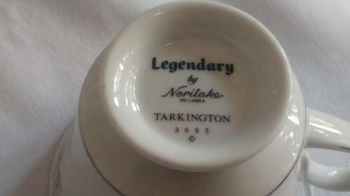 Lovely Noritake Legendary silver and rose Tarkington Tea set