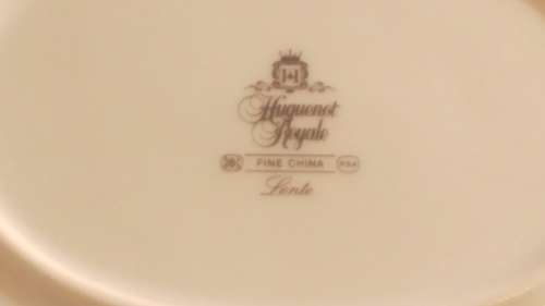 Beautiful floral Huguenot Royale Fine China collection - Boulion bowl