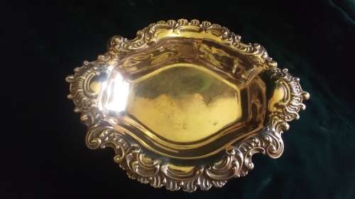 Silver plate collection Ice bucket, sweet dish and Fish eater set for 6 in presentation box