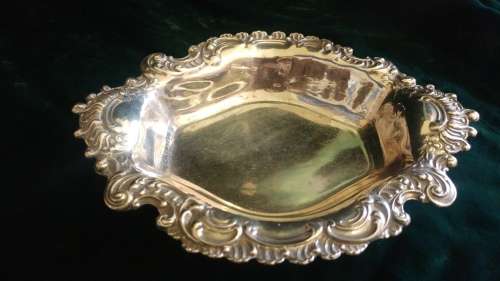Silver plate collection Ice bucket, sweet dish and Fish eater set for 6 in presentation box