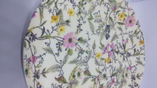 Maxwell and Williams Summer Blossom coupe, side or cake plate Cashmere collection boxed