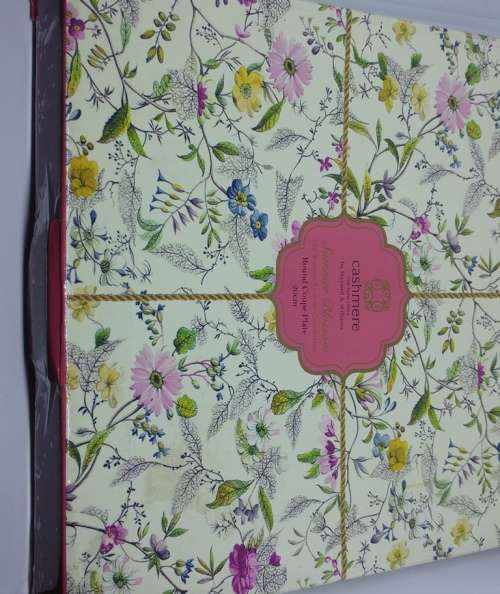 Maxwell and Williams Summer Blossom coupe, side or cake plate Cashmere collection boxed