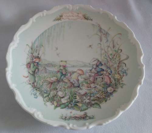 Royal albert Wind in the Willows plate picnic based on the famous book by Kenneth Grahame