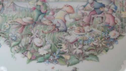 Royal albert Wind in the Willows plate picnic based on the famous book by Kenneth Grahame