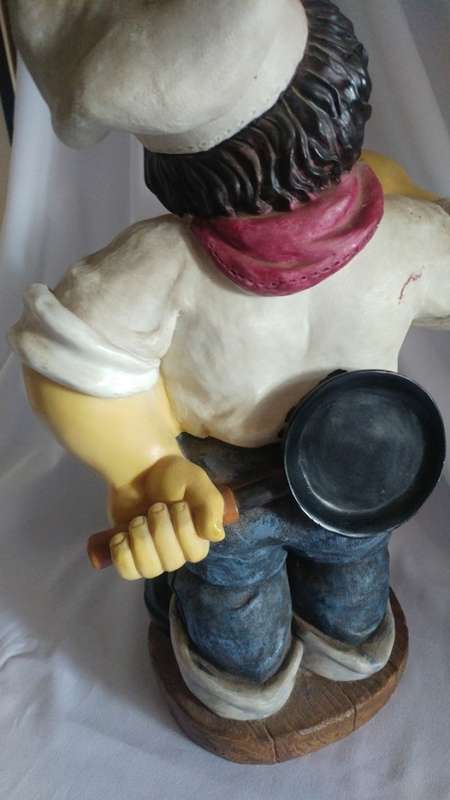 Large Chef statue Bistro Kitchen décor