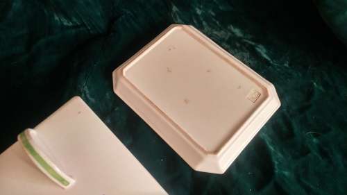 Lovely Art Deco style Poole Cheese dish and condiment platter