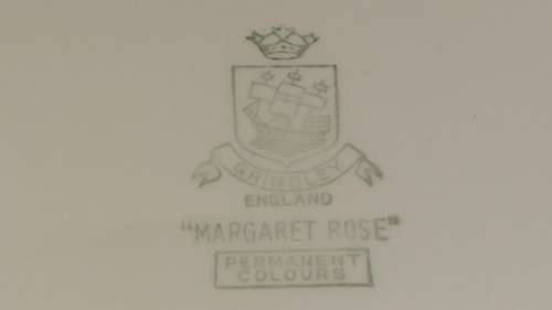 Beautiful and decorative Grindley Margaret Rose cake platter
