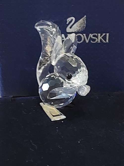 Classic Swarovski crystal Squirrel figurine