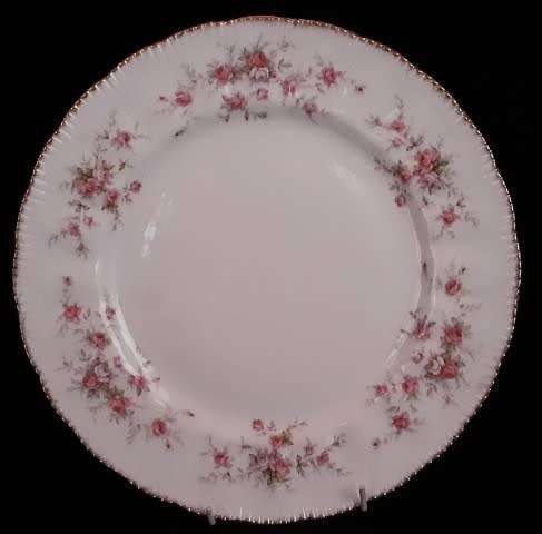 A Paragon Bone China Victoriana Rose pattern cake plates