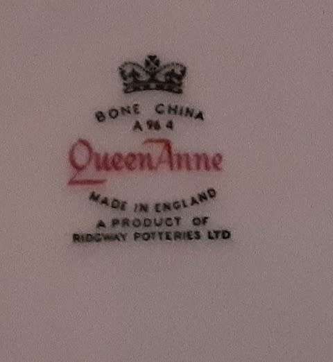 Queen Anne Roses Bone China tea trios available