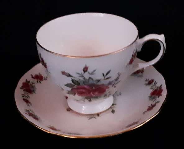 Queen Anne Roses Bone China tea trios available