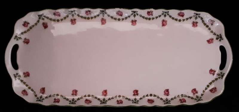 Continental porcelain sandwich platter