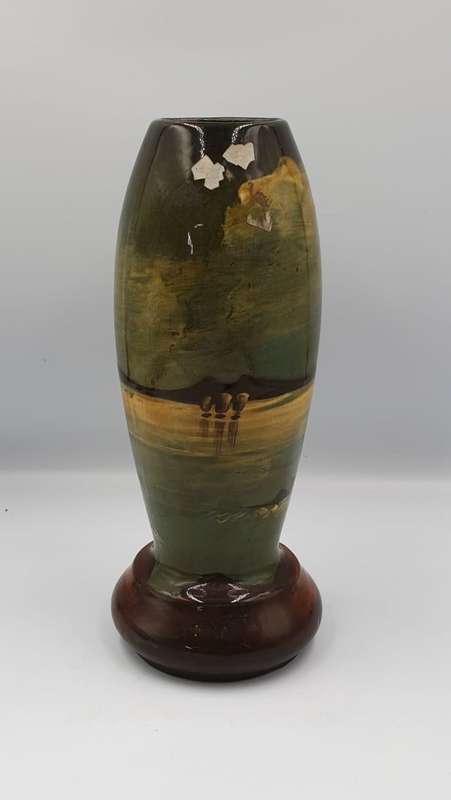 An Early 20th Century Art Deco period Belgian Ravissant Ware Vase circa 1930s