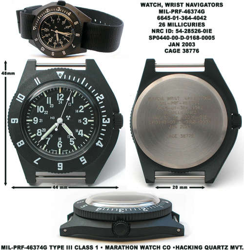 ***WATCH WRIST NAVIGATORS MIL-PRF-46374G***