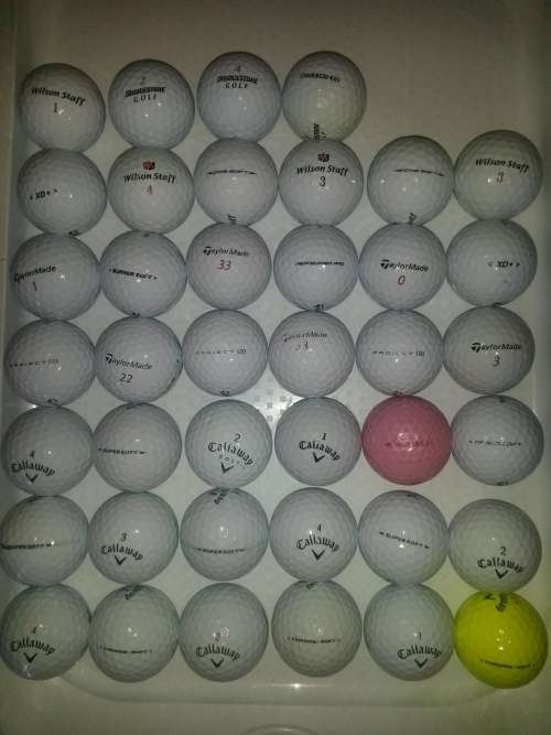 ***GOLF BALLS***CALLAWAY + TAYLORMADE GOLF BALLS***