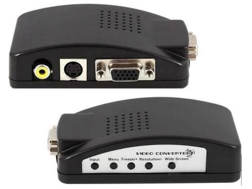 RCA to VGA / AV to VGA Converter