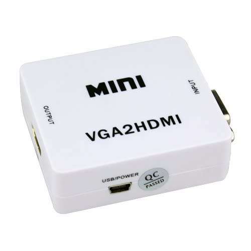VGA to HDMI Converter with Audio