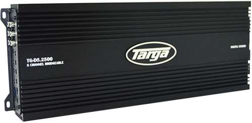 Targa TG-D5-2500 5-channel Amplifier 150rms x 4 & 2500rms x 1 Amplifier
