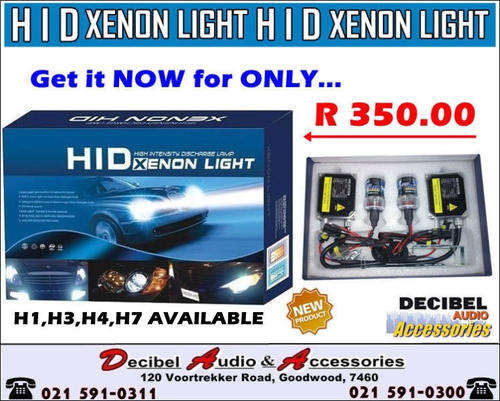 HID KITS | H1, H3, H4, H7, H11 | ON SALE | R 350.00 each