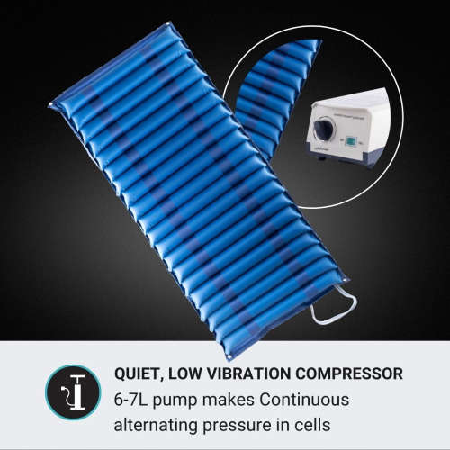 Pressure mattress with pump