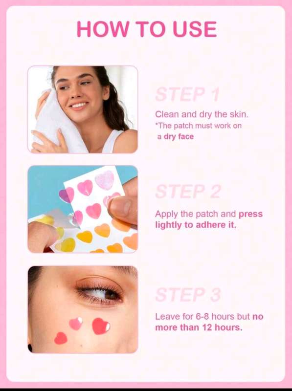 SlowSunday Heart Blemish/Pimple Patches