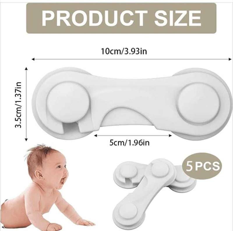 5 Piece Child Safety Cabinet Locks