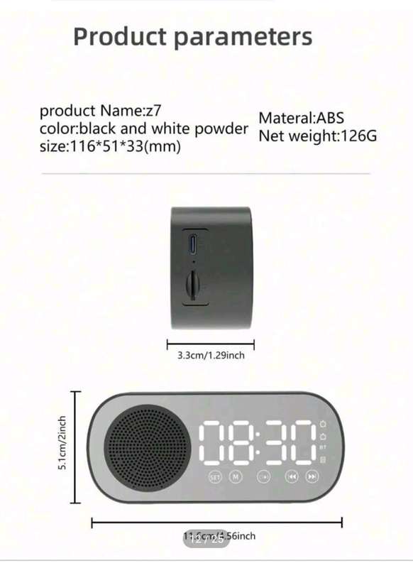 Multifunction Desktop Digital Alarm