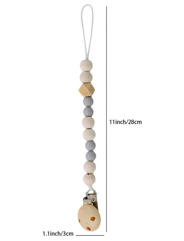 Wooden Pacifier Clip