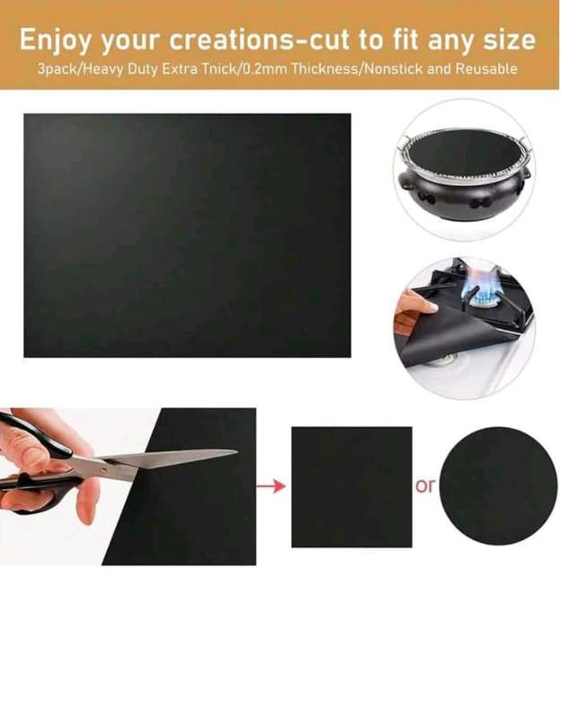 1 Piece Reusable Non-Stick Oven Mat