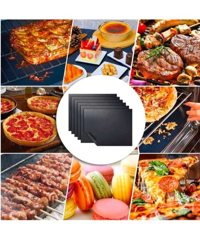 1 Piece Reusable Non-Stick Oven Mat