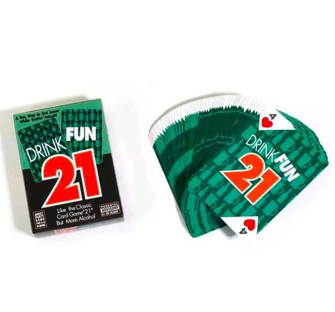 Drink Fun 21 Card Game