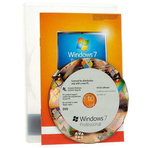 Microsoft Windows 7 Professional  64BIT + DVD