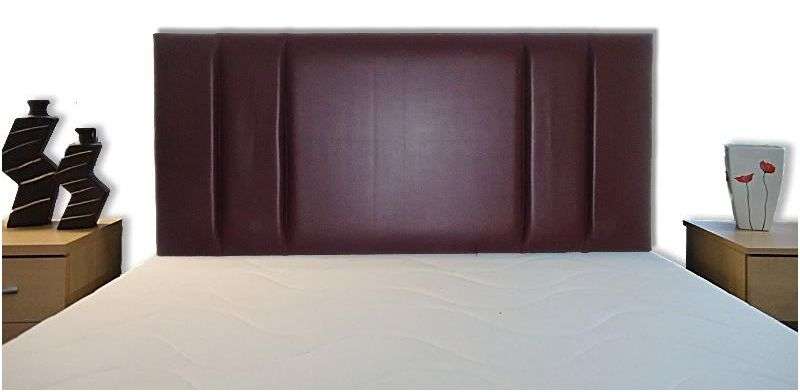 Headboard - KING Size -  VERTICAL 2 in BROWN