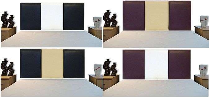 Headboard - QUEEN Size (152cm) - 3 BLOCKS - Two Tone Design (60cm or 90 cm in Height)
