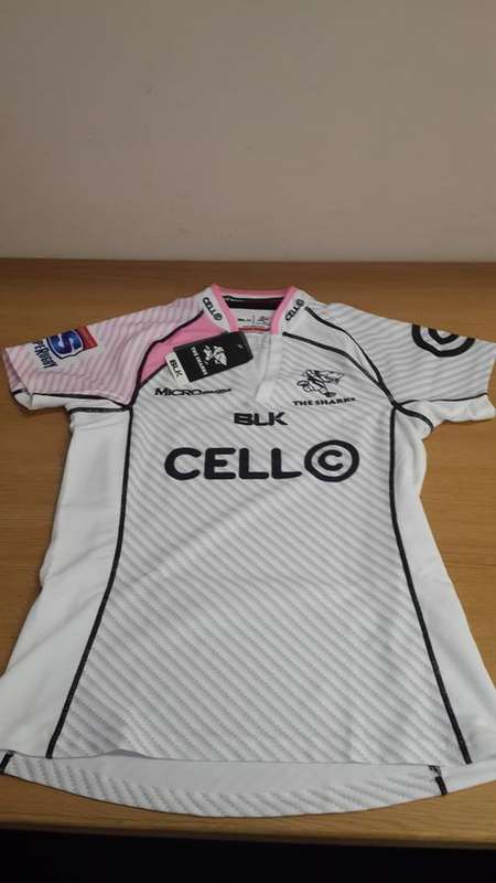 BLK Ladies Sharks Super Rugby Jersey - Size M (Official licenced product - Authentic replica)