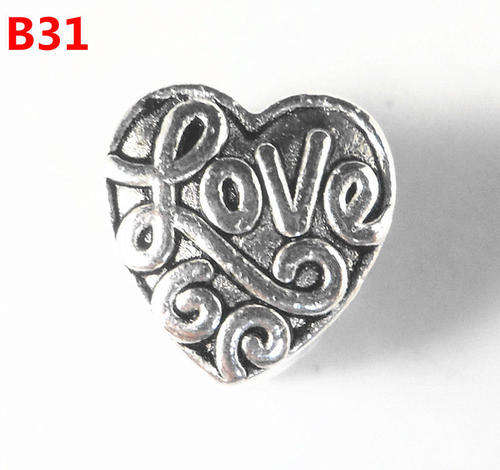 1pc Tibetan Silver NEW Charm LOVE Spacer Bead Fit European Bracelet    B31    (A293)