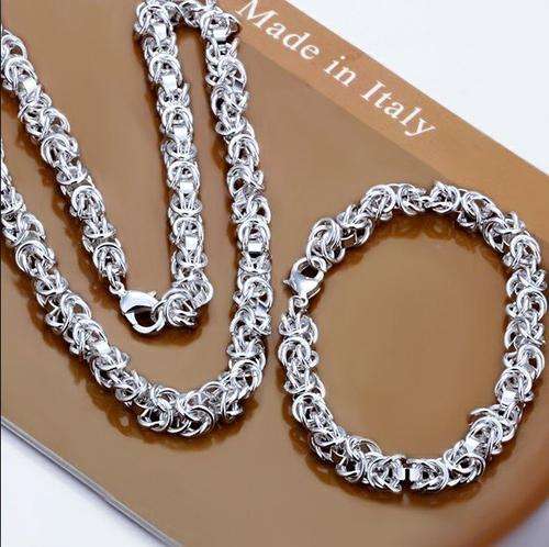 Silver Wide European Style set